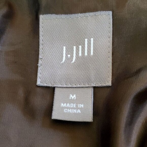 J. Jill Corduroy Women's Blazer/Jacket Oversized Button Up Size Medium Chocolate - Picture 9 of 13
